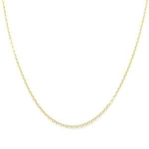TIFFANY&Co. Tiffany Chain Necklace, 40.5cm, 1.7g, 18K Yellow Gold, Women's, I...